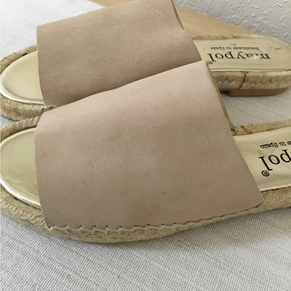 Anthropologie Maypol Suede Band Espadrille Slides size 39 - Picture 6 of 11